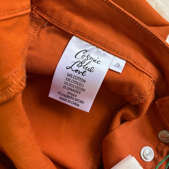 Cosmic Blue Love Hailey Eco Button Front Cargo Pant - Picture 11 of 12